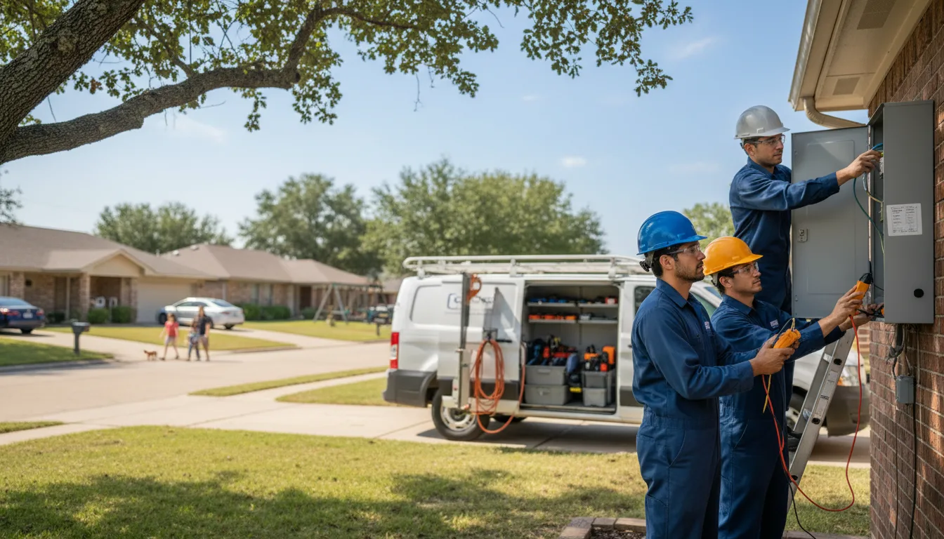 Certified electrician providing emergency electrical services in Woodville, VA